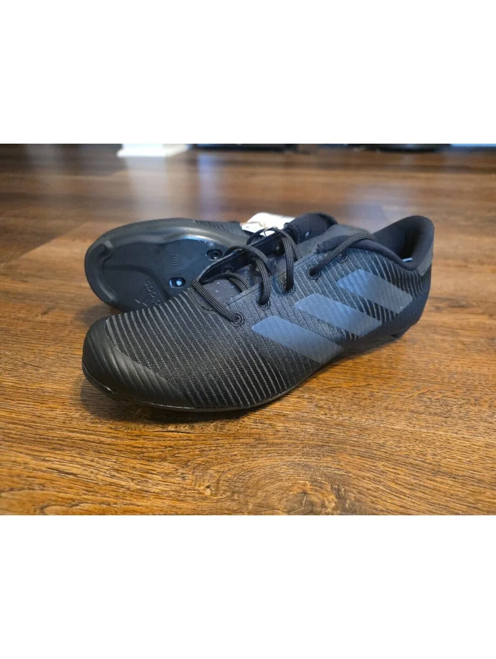 Size 6 Adidas The Road Shoe 2.0 Black Carbon Grey Cycling Shoes HQ3486